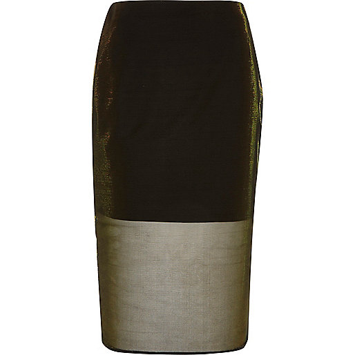 black monogram river island bag,jacques-vertuk Stores In London Gold metallic mesh pencil skirt Skirts Sale women