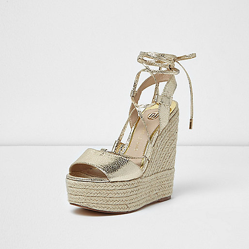 river island grey coat,jacques-vertuk UK Sale Gold tie up espadrille platform wedges women 698615