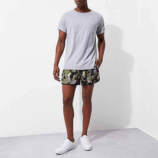 river island boho dress,jacques-vertuk Shoes Online Ireland Green camo shard print runner swim trunks Shorts Sale men