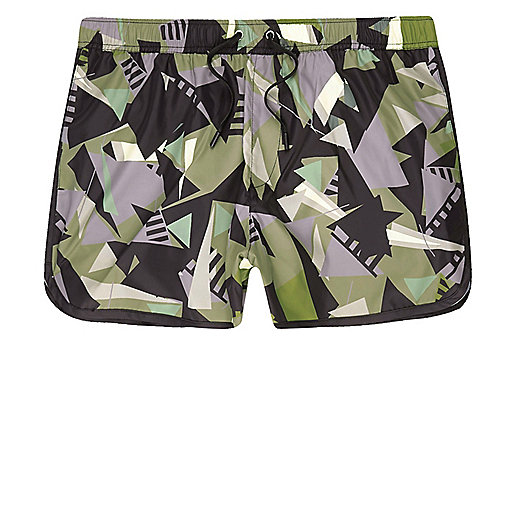 river island ladies hand bag,jacques-vertuk Ireland Green camo shard print runner swim trunks men 302162