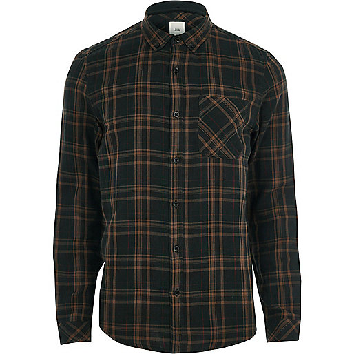 jacques-vertuk Green check long sleeve shirt 303285 men Shirts Long Sleeve Shirts