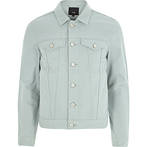 jacques-vertuk Green denim jacket 302315 men Coats / Jackets Jackets