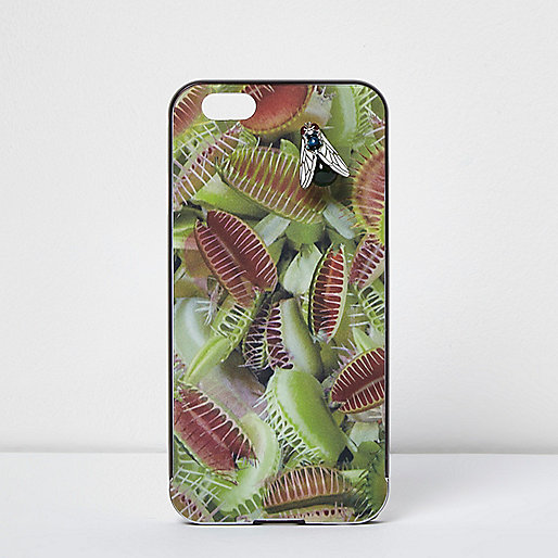 river island laptop,jacques-vertuk London Green Design Forum fly trap iPhone 6 case women 691225