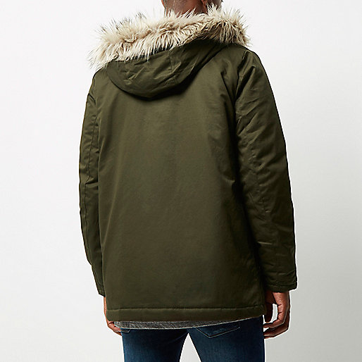 river island bow heels,jacques-vertuk London Green faux fur hooded parka jacket men 295111