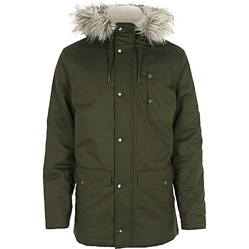 river island bow heels,jacques-vertuk London Green faux fur hooded parka jacket men 295111