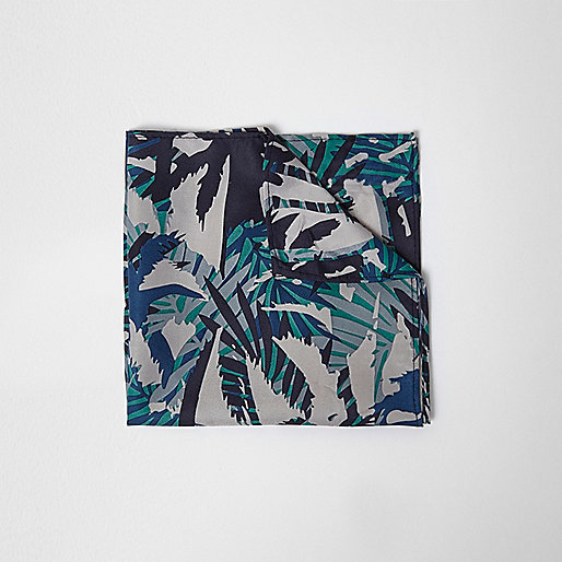 river island party wear,jacques-vertuk London Green forest print pocket square men 301473