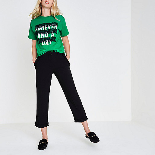 river island white trousers,jacques-vertuk Stores Green  forever and a day  lace T-shirt women 710287