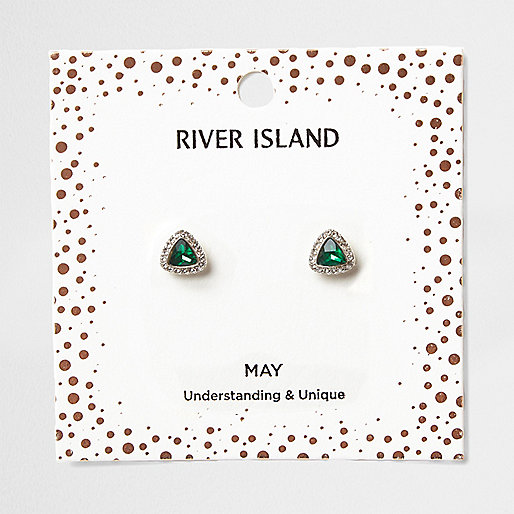 river island white flatforms,jacques-vertuk Shop Green gem May birthstone stud earrings women 707398