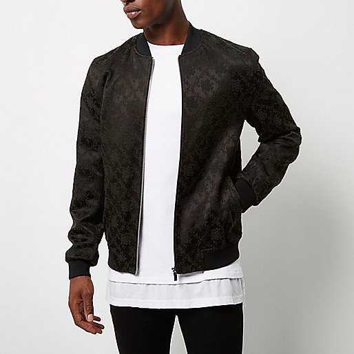 river island bodycon,jacques-vertuk Nederland Shop Online Green jacquard bomber jacket Coats / Jackets Sale men