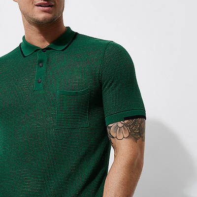 river island silver glitter bag,jacques-vertuk Latest Fashion Green mesh muscle fit polo shirt Polo Shirts men