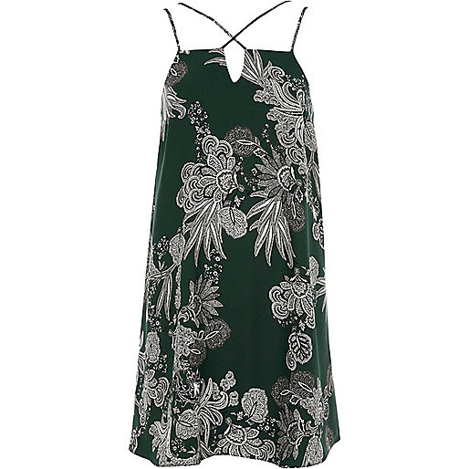 silver sequin mini dress river island,jacques-vertuk South Africa Green paisley print cross strap slip dress women 709180