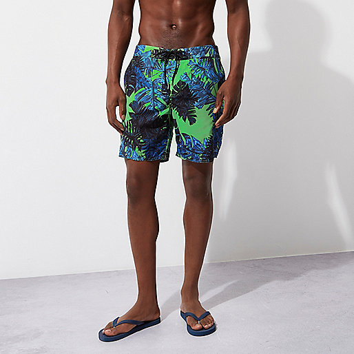 river island pu dress,jacques-vertuk UK Sale Green palm print swim trunks men 302296