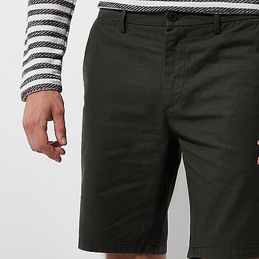 mens slippers river island,jacques-vertuk New In Green slim fit chino shorts Shorts Sale men