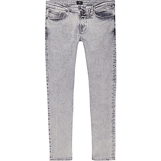 jacques-vertuk Grey acid wash Sid skinny jeans 302044 men Jeans Skinny Jeans