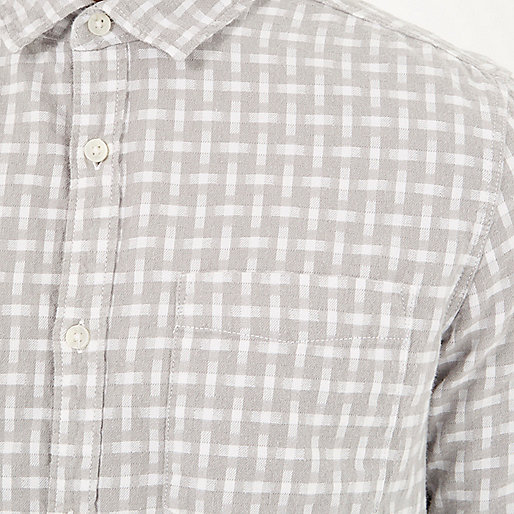 river island tapered jeans,jacques-vertuk Shopping Grey basket weave check shirt Shirts Sale men