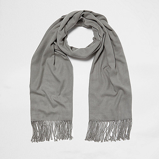 jacques-vertuk Grey blanket scarf 704917 women Accessories Scarves