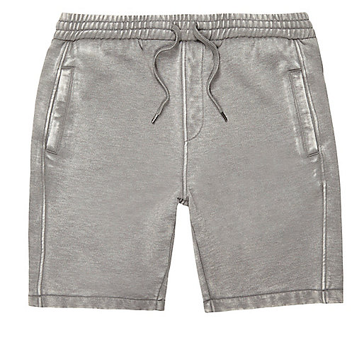 jacques-vertuk Grey burnout casual shorts 298877 men Shorts Casual Shorts