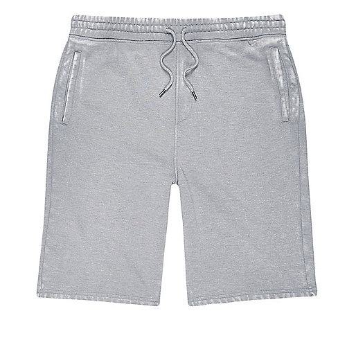 mens boots sale river island,jacques-vertuk Outlet Grey burnout jogger shorts men 300040