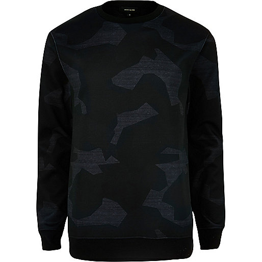 jacques-vertuk Grey camo scuba sweatshirt 299803 men Hoodies / Sweatshirts