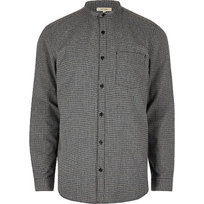 river island sale in store,jacques-vertuk Clothes For Ladies Grey casual pupstooth grandad flannel shirt Shirts Sale men