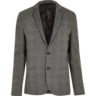 river island knee boots,jacques-vertuk Shop Grey check skinny fit blazer men 301251