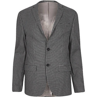 ladies flat sandals river island,jacques-vertuk Outlet Grey check skinny fit suit jacket men 302239