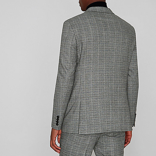 dogtooth bag river island,jacques-vertuk Sale Grey check stretch slim fit suit jacket men 301851