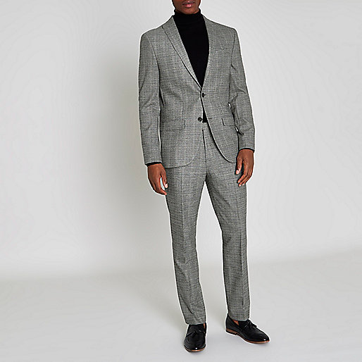 river island sandals wide fit,jacques-vertuk Canada Grey check stretch slim fit suit pants Suit Pants Suits men