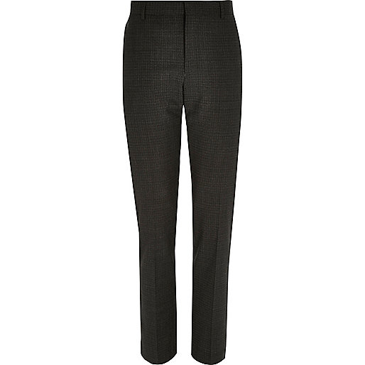 river island black suede heels,jacques-vertuk Online Grey check wool-blend slim suit pants men 286636