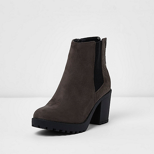 river island yellow heels,jacques-vertuk Black Coat Grey chunky block heel ankle boots Boots Shoes / Boots women