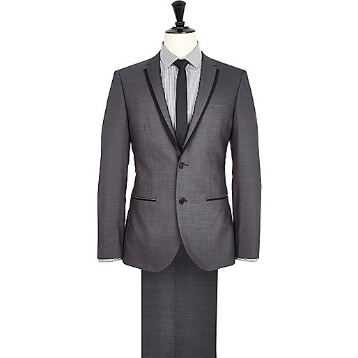 river island orange shoes,jacques-vertuk T Grey contrast slim suit jacket Suits Sale men