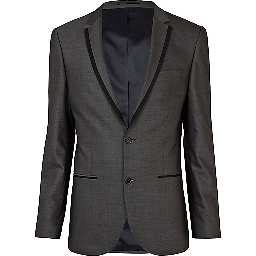 river island orange shoes,jacques-vertuk T Grey contrast slim suit jacket Suits Sale men