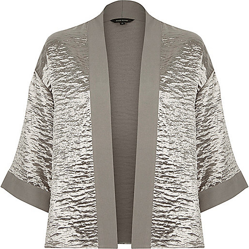 jacques-vertuk Grey cropped cape 698744 women Tops Kimonos