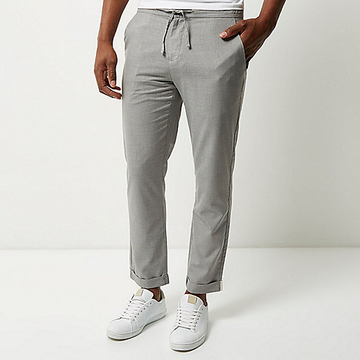 jacques-vertuk Grey cropped pants 291893 men Trousers