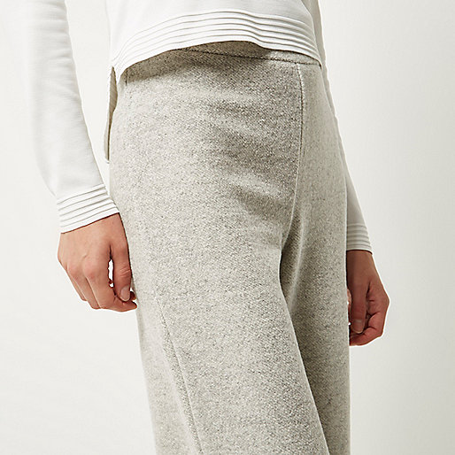 river island cable knit dress,jacques-vertuk Stores Grey cropped wide leg pants women 688648