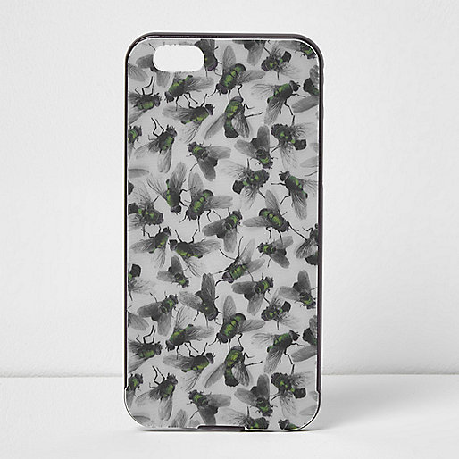 jacques-vertuk Grey Design Forum fly print i 6 case 691224 women Accessories