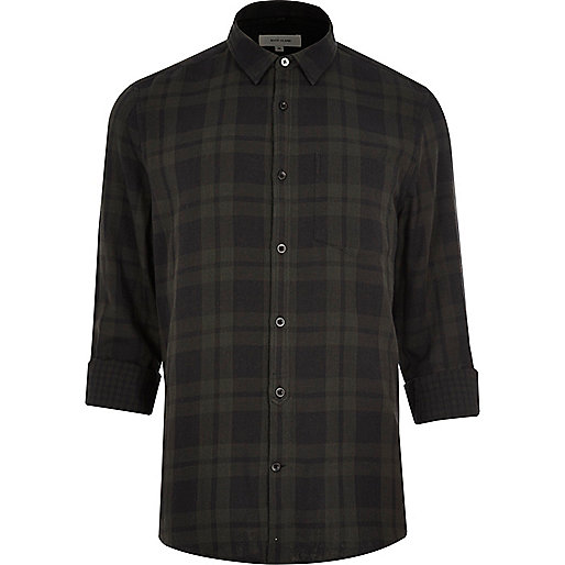 coats ladies river island,jacques-vertuk Ireland Grey double faced casual check shirt men 294786