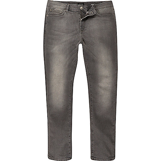 jacques-vertuk Grey Dylan slim fit jeans 293655 men Jeans Slim Jeans