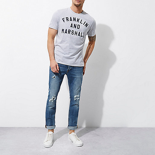 river island boots sale,jacques-vertuk Sale Jackets Grey Franklin & Marshall print T-shirt T-shirts T-Shirts / Tanks men