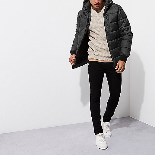 river island swing coat,jacques-vertuk Womenswear Grey hooded puffer jacket Jackets Coats / Jackets men