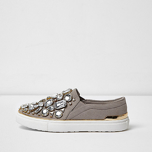 river island khaki jacket,jacques-vertuk UK Sale Grey jewel embellished slip on plimsolls women 705299