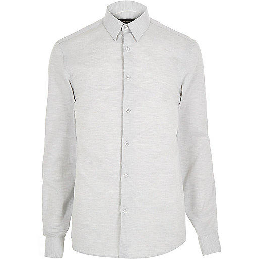 jacques-vertuk Grey long sleeve shirt 287994 men Shirts