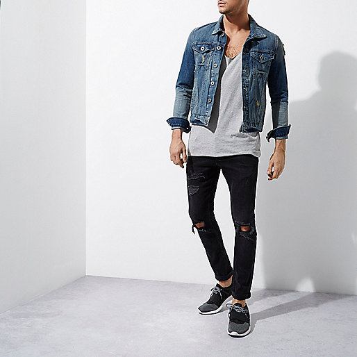 river island occasion dresses,jacques-vertuk Clothes Grey marl racer back muscle fit tank T-Shirts / Tanks Sale men