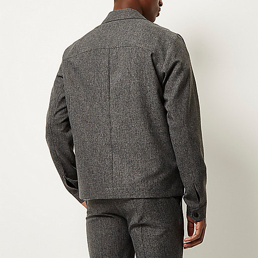 river island cropped trousers,jacques-vertuk Stores Grey melange popper harrington jacket men 290988