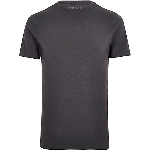 river island shoes heels,jacques-vertuk Outlet Uk Grey muscle fit T-shirt Plain T-Shirts T-Shirts / Tanks men