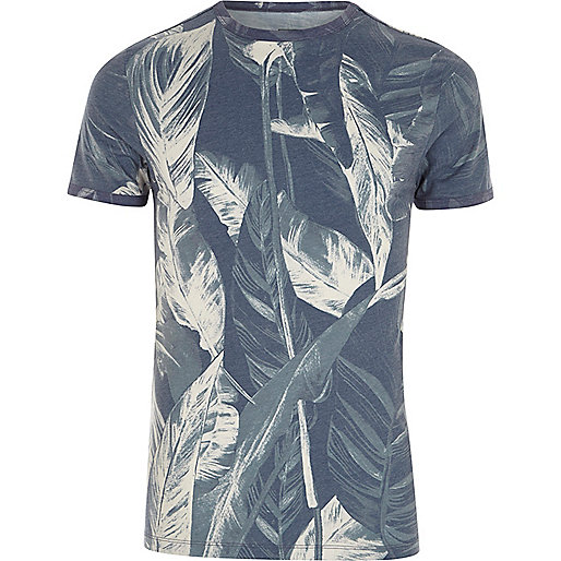 river island white jeans,jacques-vertuk Kids Store Grey palm print muscle fit T-shirt T-shirts T-Shirts / Tanks men