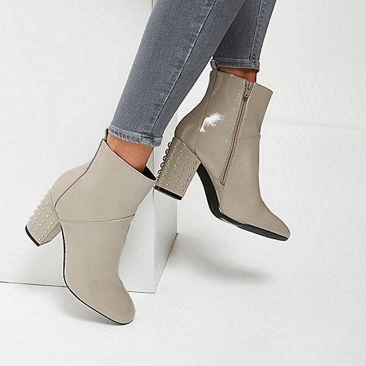 river island coats on sale,jacques-vertuk Canada Grey patent stud heel boots Seasonal Offers Sale women