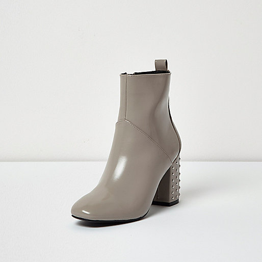 river island coats on sale,jacques-vertuk Canada Grey patent stud heel boots Seasonal Offers Sale women