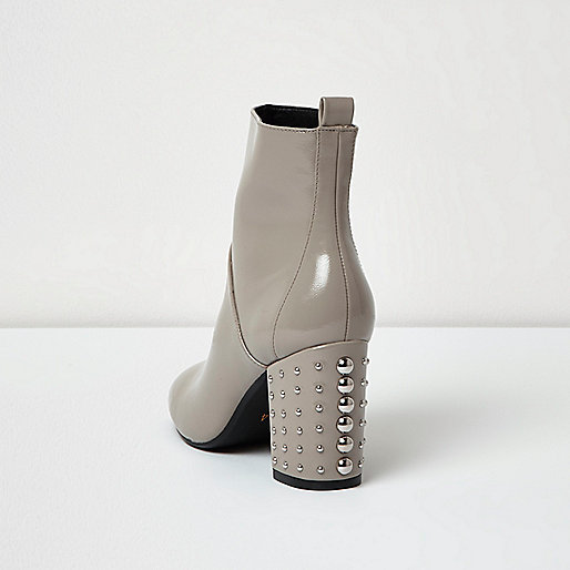 river island coats on sale,jacques-vertuk Canada Grey patent stud heel boots Seasonal Offers Sale women