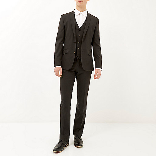 childrens jackets river island,jacques-vertuk Shop Grey pinstripe slim suit jacket men 284036